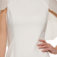 Vestido Capelet Feminino DKNY Branco Tamanho 16