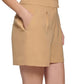 Shorts DKNY Essex Feminino Marrom Tamanho 10