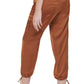 Calça cargo feminina DKNY Crop, marrom, tamanho 14