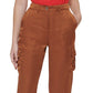 Calça cargo feminina DKNY marrom tamanho 10