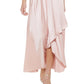 Vestido envelope feminino DKNY de cetim sintético rosa tamanho 4