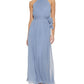 Vestido formal azul feminino DKNY tamanho 14