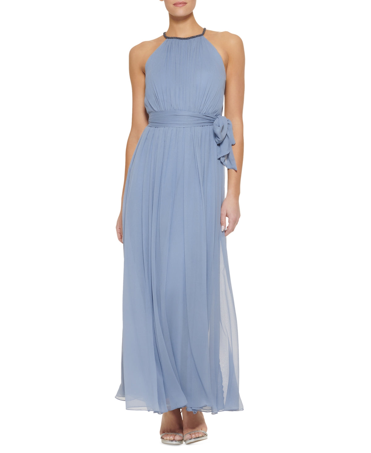 Vestido formal azul feminino DKNY tamanho 14