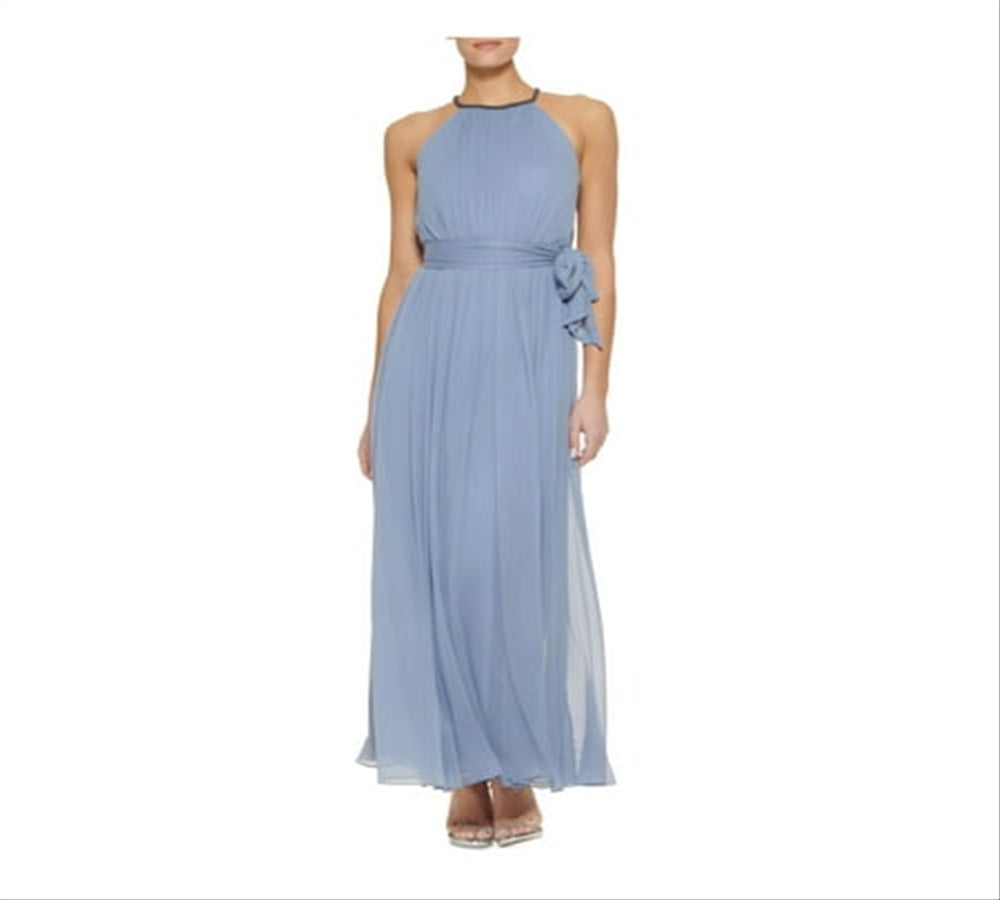 Vestido formal azul feminino DKNY tamanho 14
