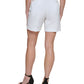 Shorts DKNY Seersucker Feminino Branco Tamanho 10