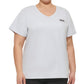 Camiseta feminina DKNY com logotipo azul, tamanho 3X