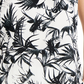 Top Halter com Estampa Floral de Cetim Feminino Donna Karan Preto Tamanho X-G