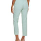 Calça feminina DKNY cintura alta frente lisa verde tamanho 16
