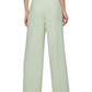 Calça feminina DKNY Wide Leg Verde Tamanho 6