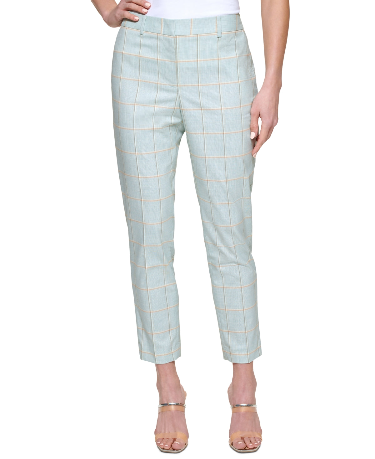 Calça DKNY Essex Ankle Feminina Verde Tamanho 10