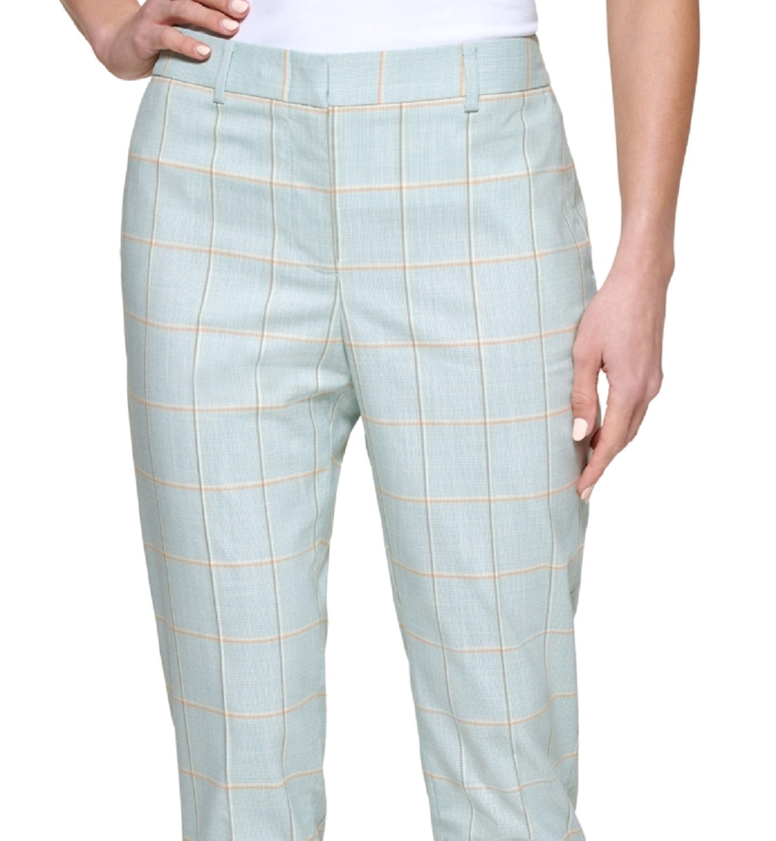 Calça DKNY Essex Ankle Feminina Verde Tamanho 10