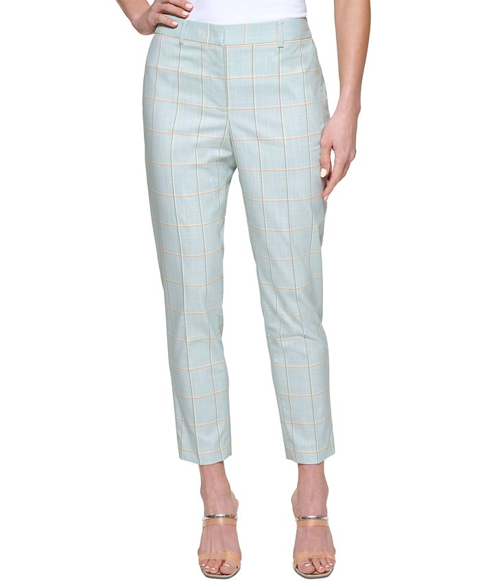 Calça DKNY Essex Ankle Feminina Verde Tamanho 6