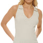 Suéter polo feminino DKNY marrom tamanho extragrande