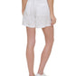 Shorts DKNY Feminino Branco Tamanho Grande