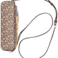 Bolsa transversal DKNY Bryant Dome feminina marrom tamanho único