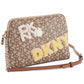Bolsa transversal DKNY Bryant Dome feminina marrom tamanho único