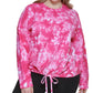 Moletom felpudo plus size feminino DKNY rosa tamanho 3X