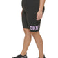 Shorts de motociclista DKNY Plus Logo Feminino Roxo Tamanho 2X