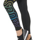 Leggings DKNY Pride Logo 7/8 Femininas Pretas Tamanho P