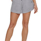 Shorts Relaxed DKNY Terry Cloth Feminino Cinza