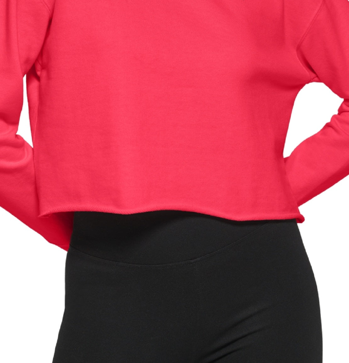 Moletom curto feminino DKNY com logotipo metálico rosa tamanho pequeno