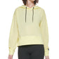 Moletom com capuz feminino DKNY Mesh Amarelo