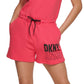Macacão feminino DKNY Flip Reflect Logo Rosa Tamanho Médio