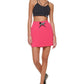 Saia com logotipo DKNY feminina rosa tamanho grande
