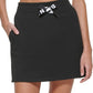 Saia com logotipo DKNY feminina, preta, tamanho grande
