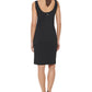 Vestido regata feminino DKNY Pride Logo, preto, tamanho extragrande