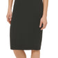 Vestido feminino DKNY de um ombro só, preto, tamanho grande