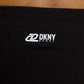 Top tubinho feminino DKNY Exploded Sport Outline Logo, preto, tamanho grande