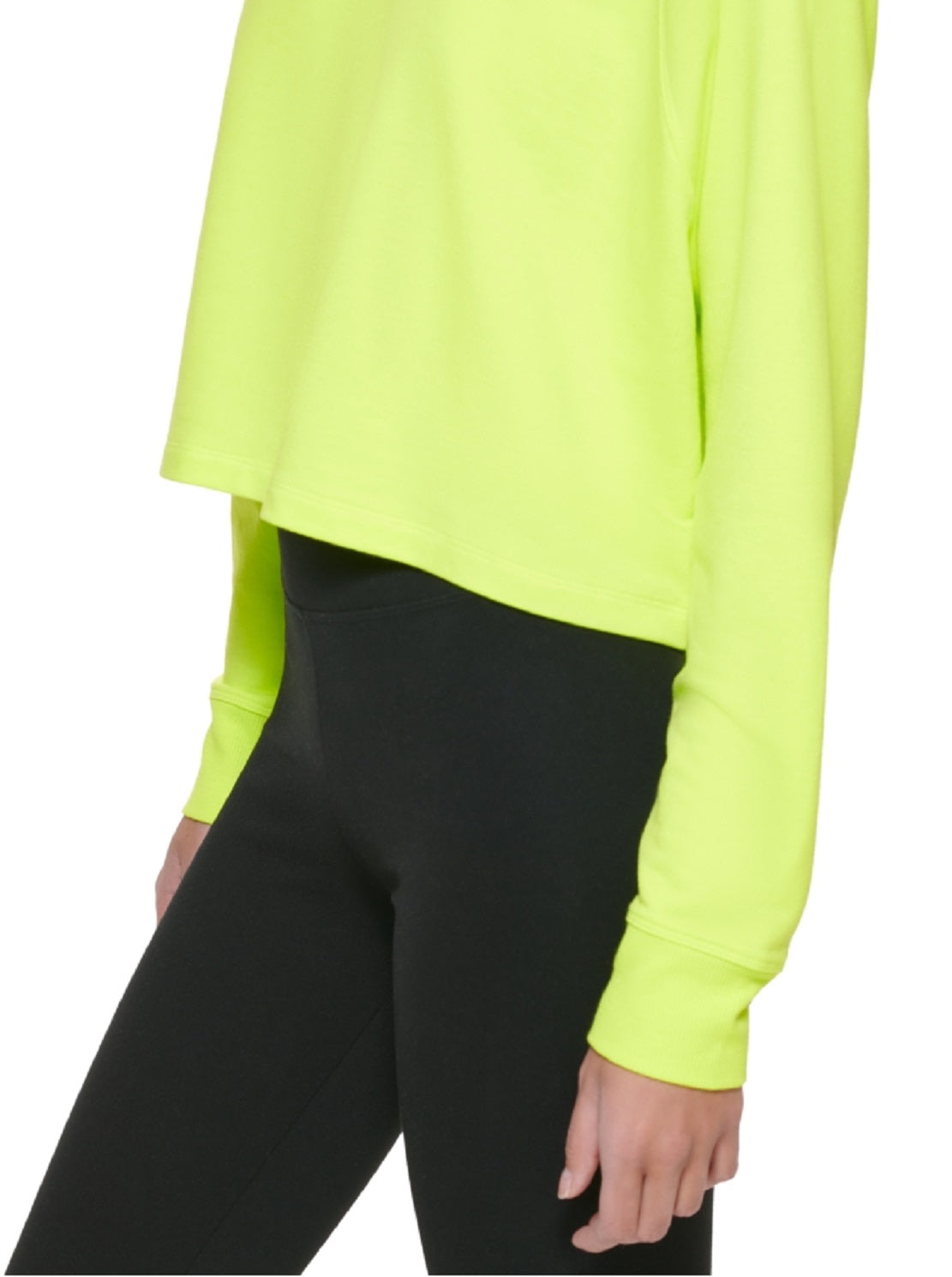 DKNY Suéter leve supermacio feminino amarelo tamanho pequeno