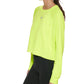 DKNY Suéter leve supermacio feminino amarelo tamanho pequeno