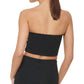 Top tubinho canelado feminino DKNY, preto, tamanho médio