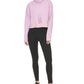 Suéter DKNY Feminino Ombre Logo Gola Funil Roxo Tamanho Médio