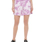Shorts DKNY Tie Dyed Feminino Roxo Tamanho X-G