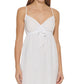 Vestido longo com decote em V e amarração frontal DKNY feminino, saída de banho, branco, tamanho pequeno