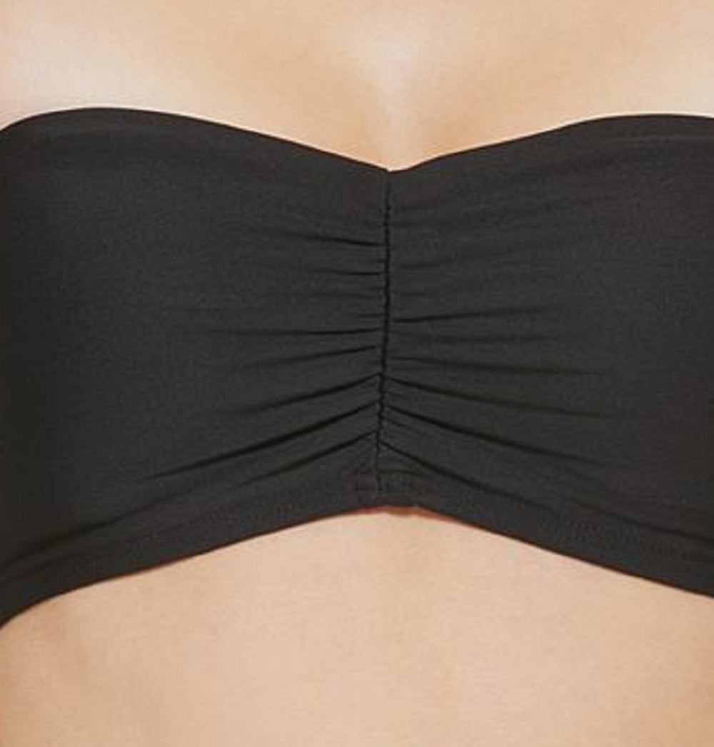 Biquíni DKNY Bandeau Feminino, Preto, Tamanho Grande