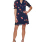 Vestido curto feminino DKNY azul tamanho 12