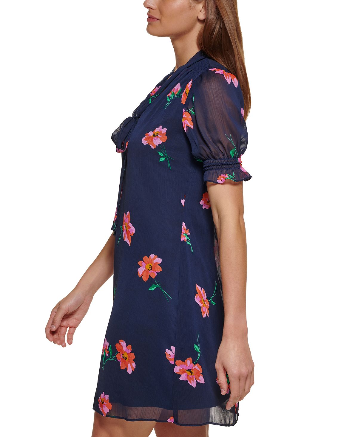Vestido curto feminino DKNY azul tamanho 12