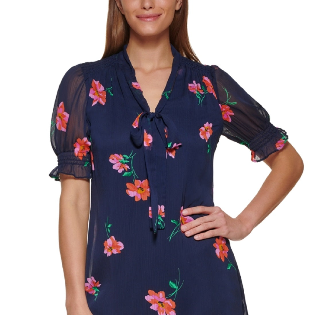 Vestido curto feminino DKNY azul tamanho 4