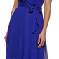 Vestido envelope falso sem mangas feminino DKNY azul tamanho 12