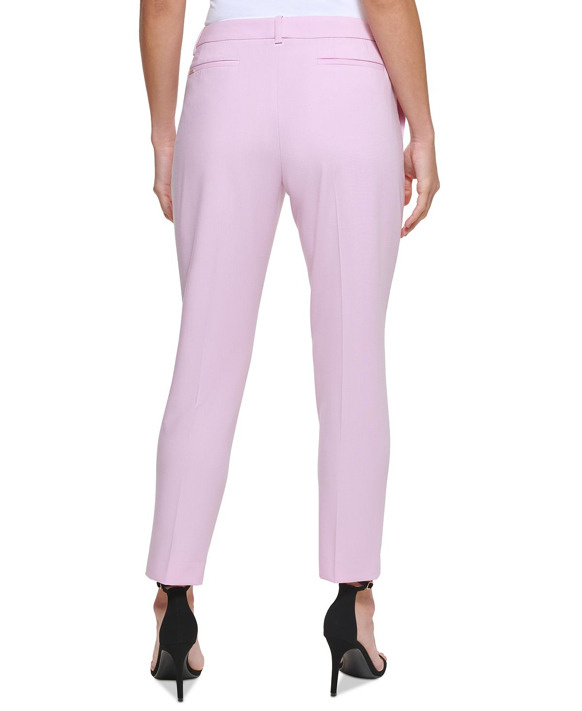 Calça DKNY Essex Ankle Feminina Rosa Tamanho 6