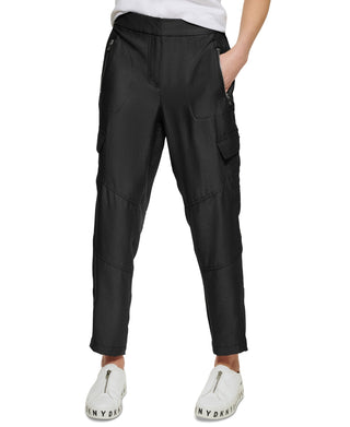Calça cargo feminina DKNY preta tamanho 10