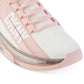 Tênis DKNY Tokyo com cadarço e zíper, feminino, branco, tamanho 7,5 m