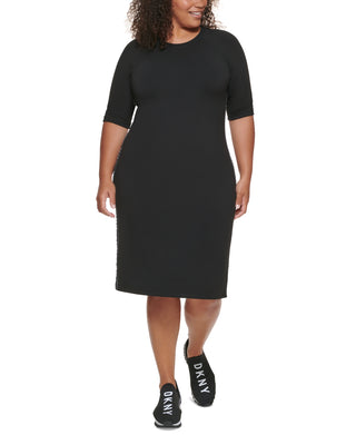 Vestido justo feminino DKNY preto tamanho 3X
