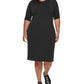Vestido justo feminino DKNY preto tamanho 1X