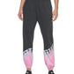 Calça jogger feminina DKNY Tie Dye Cotton, rosa, tamanho X-G