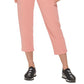 Calça de moletom DKNY Sport Cropped Logo Feminina Vermelha Tamanho Grande